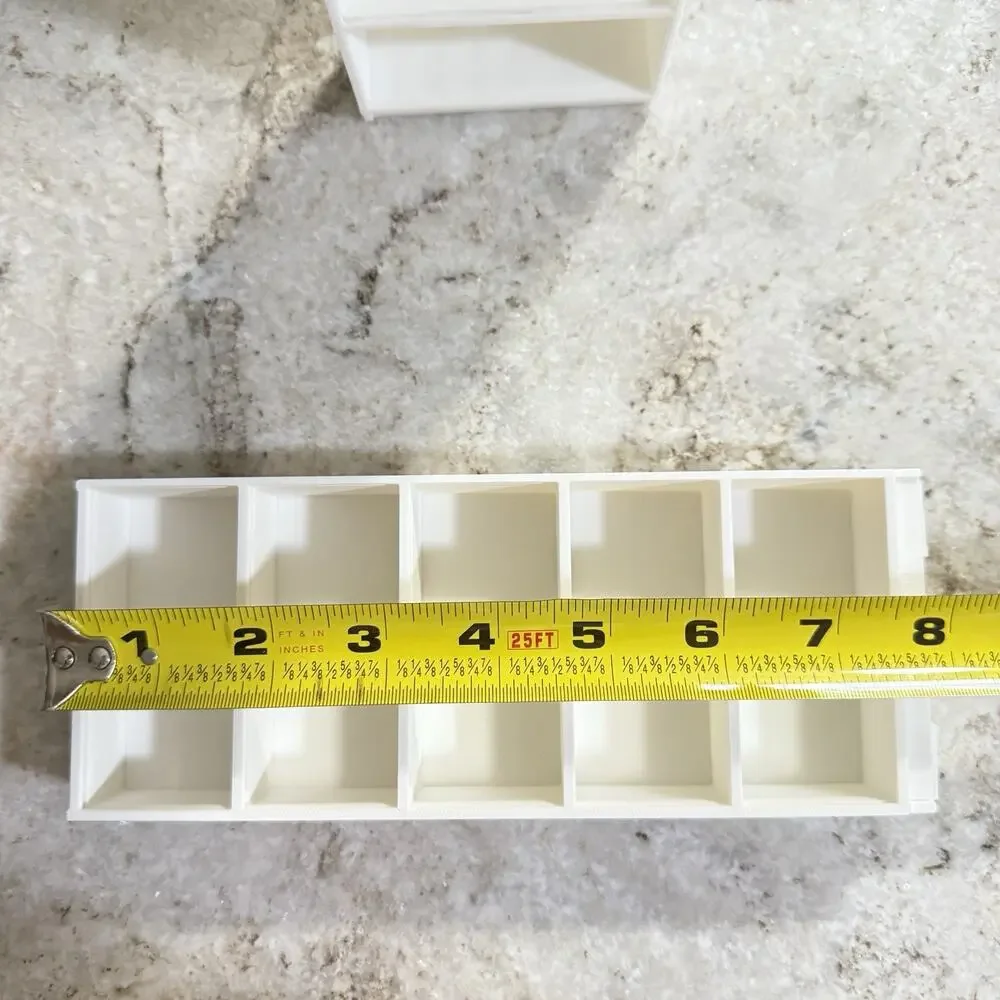 Lot of 3 Mini IKEA Billy Style Bookshelves 1:10 Scale White 5 Shelf Set